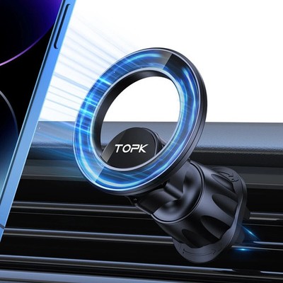 TOPK Mag-Safe Car Mount, Magnetic Phone Car Mount Phone Holder for Cars Air Vent