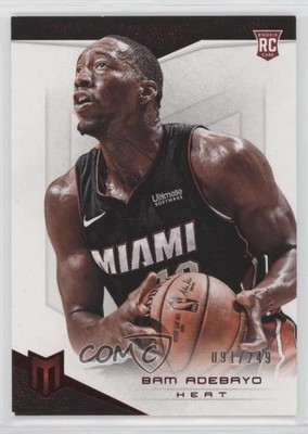 2017-18 Panini Chronicles Momentum Red 91/249 Bam Adebayo #339 Rookie RC 0d4l