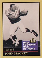 John Mackey Baltimore Colts HOF Enor 163 Football Card 1991 Syracuse