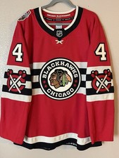 Men’s 56 Chicago Blackhawks Seth Jones #4 Fanatics Winter Classic Premium Jersey