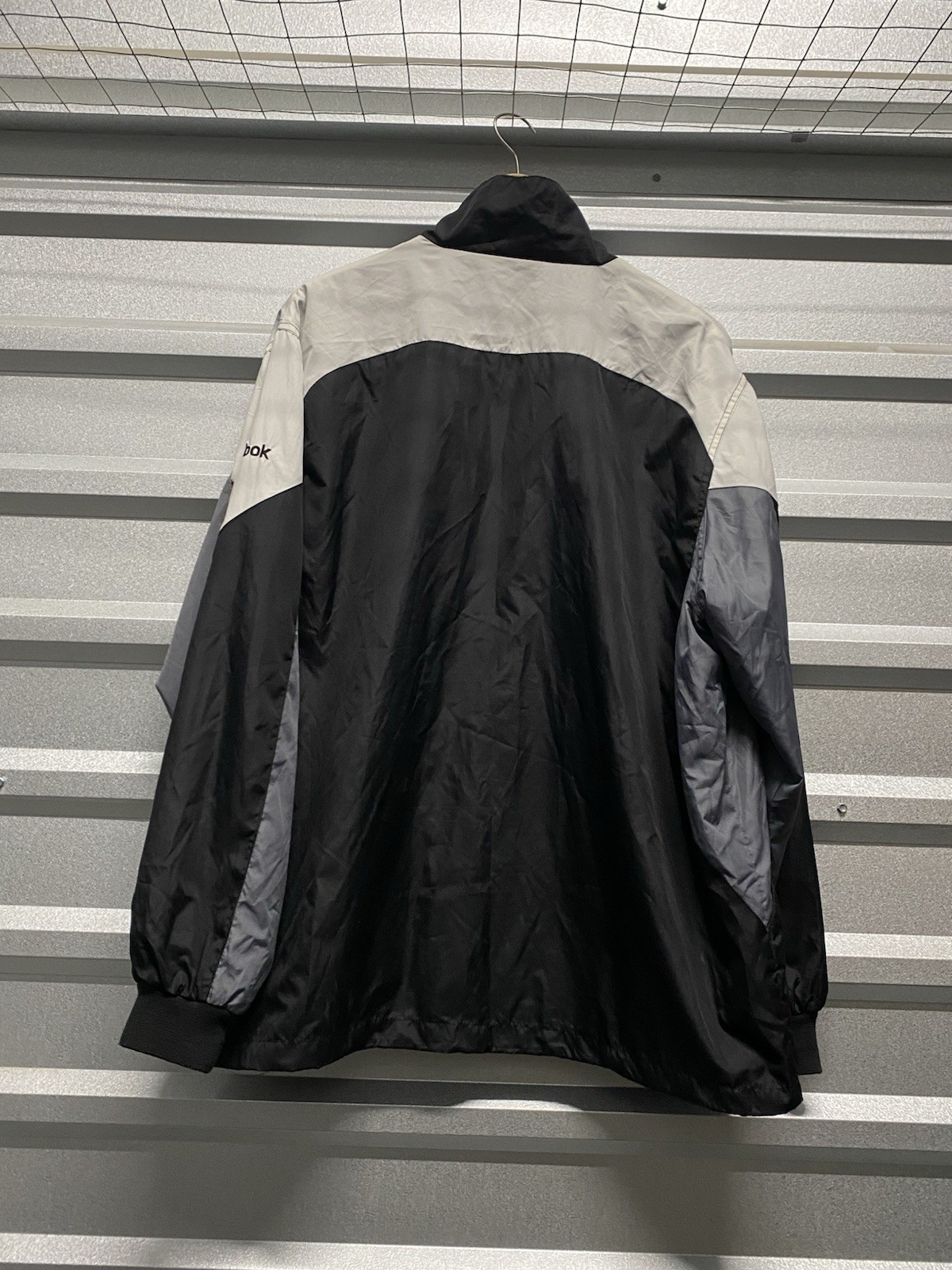 Early 2000s Reebok San Francisco 49ers NFL Team Apparel Jacket XL Black / Grey   thumbnail 3