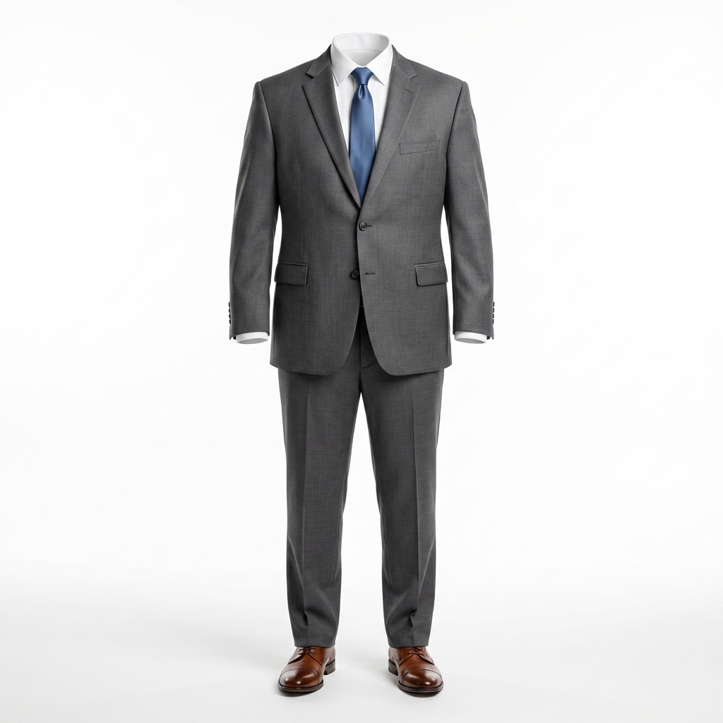 LRL Ralph Lauren Mens 56L 48x28 3.5 hem Charcoal Wool Suit Dark
