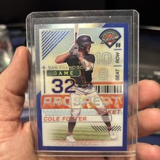 2024 Panini Prospect Edition - Cole Foster #94 Blue Prizm /149 (RC)