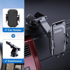 Car Phone Holder Universal Mount Mobile Cradle Windshield Dashboard or Air Vent