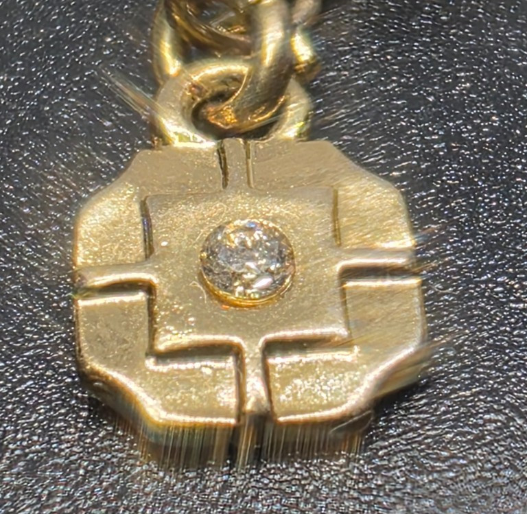 Monet Statement Luxurious Rhinestone Necklace, Go… - image 4