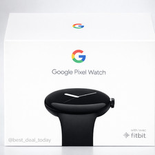 Google Pixel Watch 1st Gen Smartwatch W/Fitbit Activity Tracking WiFi 41mm Black