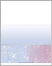 1000 Blank Check Stock - Check on Bottom - Blue/Red Prismatic
