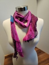Nine West Pink Purple Two Tone Designer Sequin Scarf NWT