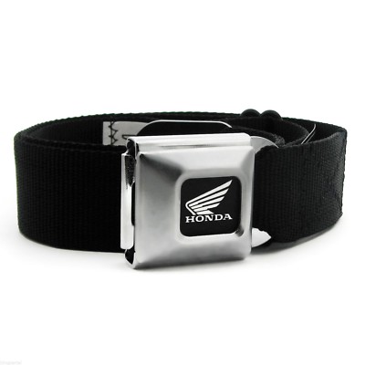 Honda Motorcycle Wing Emblem Logo Licensed Seatbelt Seat Belt