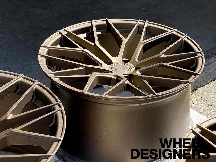 20X9 21X12 AVANT GARDE M520R BRONZE WHEELS CORVETTE C8 RIMS NEW