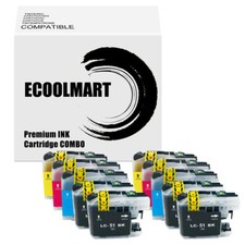 10PK Ink Cartridge fits Brother LC51 MFC-240C MFC-230C MFC-885c MFC-465cn 5860CN