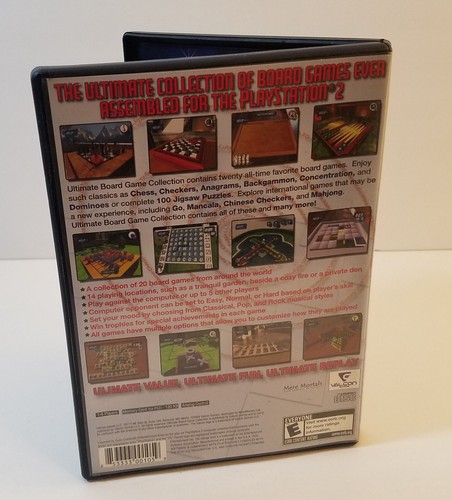 Ultimate Board Game Collection Sony PlayStation 2 2006 PS2 CiB completo con manuale - Foto 2 di 2