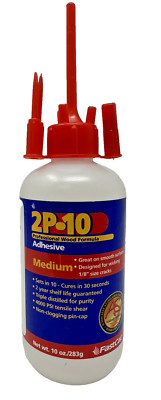 NEW FastCap 2P-10 Medium Adhesive 10 Ounce Strong Bond FAST FREE SHIPPING!