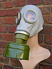 NVA Gasmaske ABC Latex Latexmaske  Maske  mit Filter Gr. 0