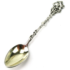 Koch & Bergfeld Mokkal&ouml;ffel 800er Silber Wein Trauben Silver Mocha Spoon