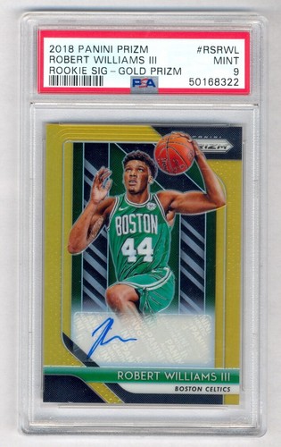 Robert Williams III [Gold Prizm] #RSRWL 2018 Panini Prizm Rookie Signatures card