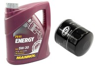 MotoröL 5 Liter ÖLfilter SM124 Set 5W30 FüR Honda Mazda 626 Opel Subaru