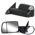 Pair Tow Mirrors Fits 2009-2018 Dodge Ram 1500 2500 Power Heated w/Signal