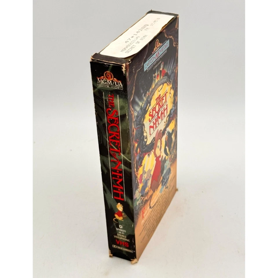 The Secret of NIMH (VHS 1982) MGM/UA Home Video Animated Classic - Image 3 of 4