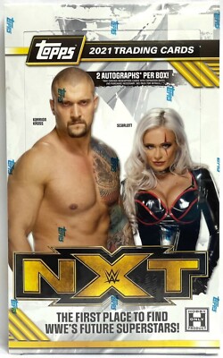 2021 TOPPS WWE NXT WRESTLING HOBBY BOX FACTORY SEALED NEW