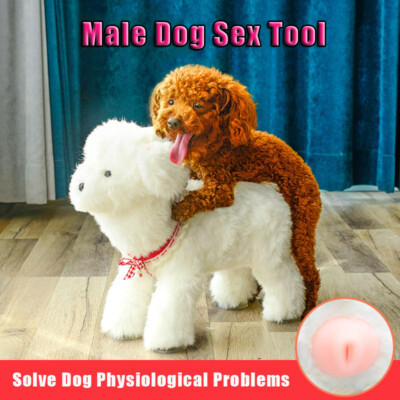 Realistic Plush Pet Male Dog Mating Toys Stress Sex Play Companion Reliever Tool