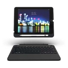 iPad 10.2 2019/2020 7th/8th Gen ZAGG Black Keyboard Slim Book Case