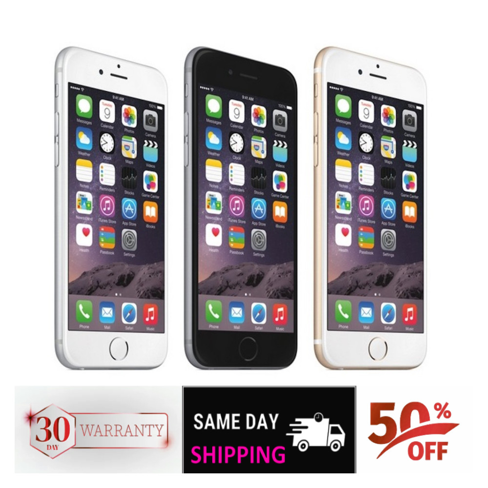 Apple iPhone 6s Unlocked 16GB 64GB 128GB a1688 a1633 Verizon Clean IMEI 4G