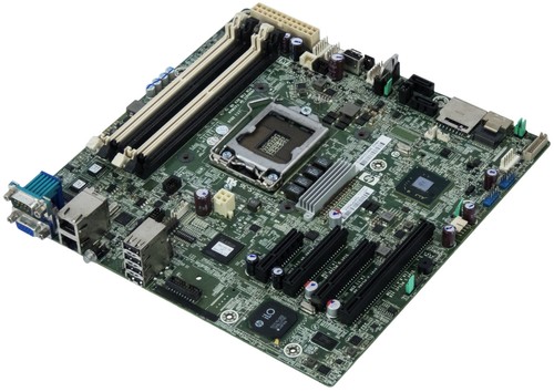 HP 644671-001 LGA1155 4x DDR3 PCIe FÜR ML110 G7 ML120 G7 - Bild 1 von 2