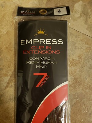 Empress Clip In Extension Remy Quality 14'' Color 4