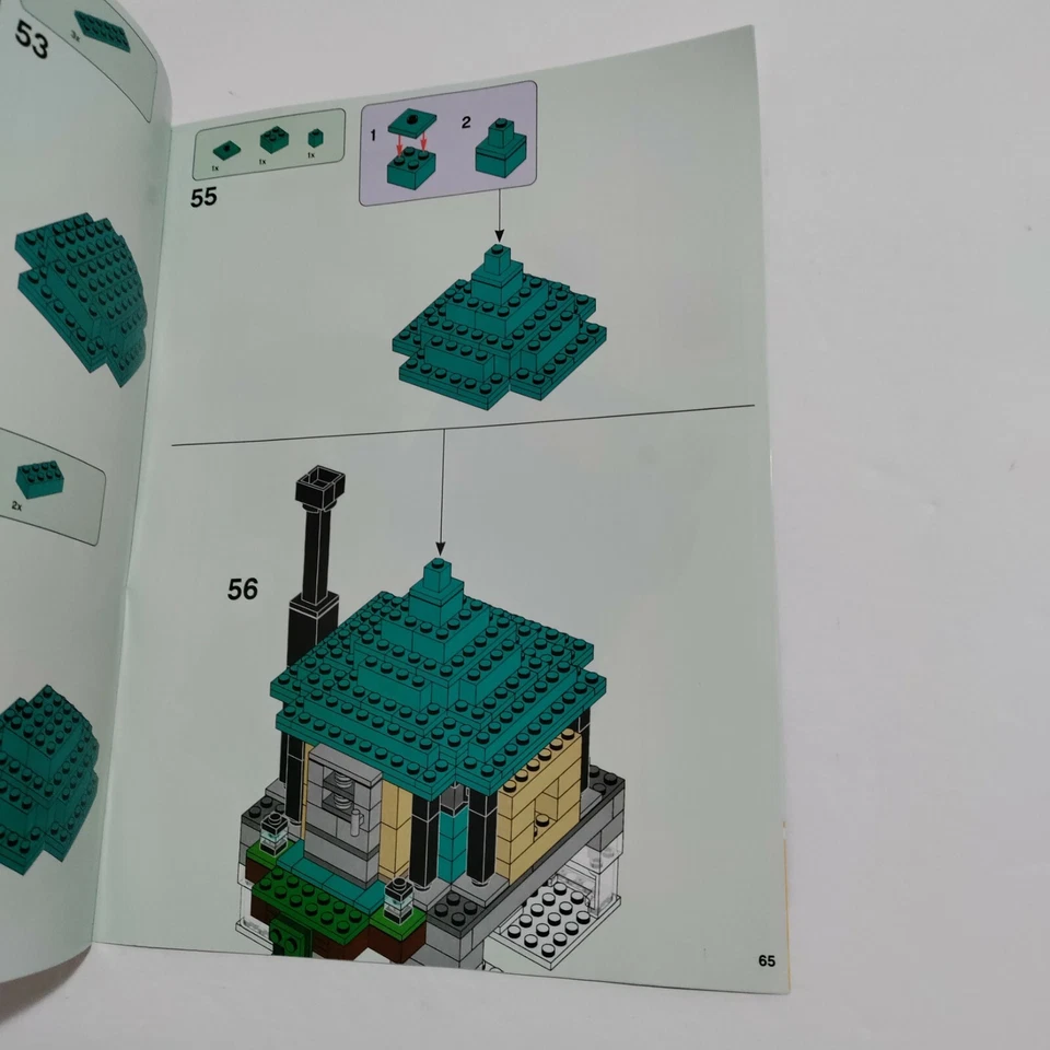 LEGO Minecraft The Sky Tower 21173 Instructions Manual Booklet ONLY - No Bricks - Image 2 of 4