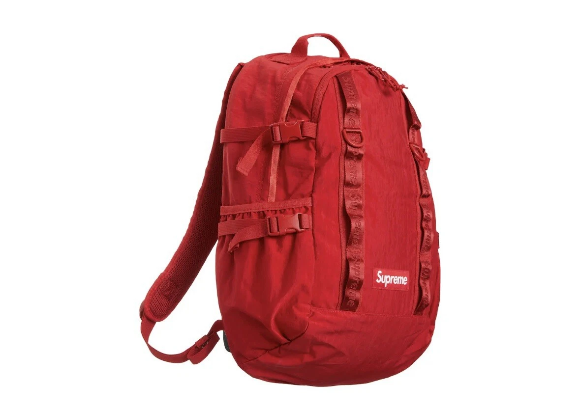 Supreme Backpack (FW20) Dark Red  Supreme backpack, Supreme bag, Backpacks