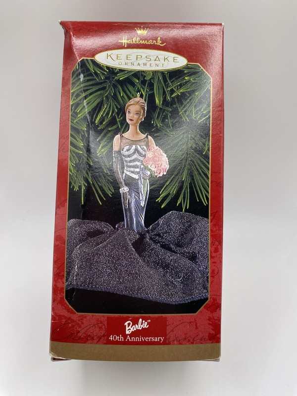 1999 Hallmark Keepsake Ornament Barbie 40th Anniversary Ornament- NEW- READ