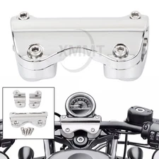 1.25'' Handlebar Riser Top Clamp Chrome For Harley Road King FLHRXS 2017-2023