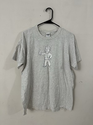 Vintage Bethesda Fallout 3 Video Game Promo T-Shirt Mens L Gaming Xbox RARE