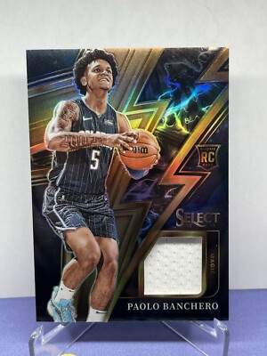 2022-23 Select Sparks Paolo Banchero Rookie Card Patch Magic /49
