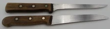 Vintage R.H. Forschner Victorinox Switzerland Boning & Chef Knife /w Wood Handle