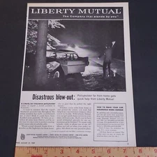 1959 Liberty Mutual Insurance Advertisement Vintage 1950s Print Ad