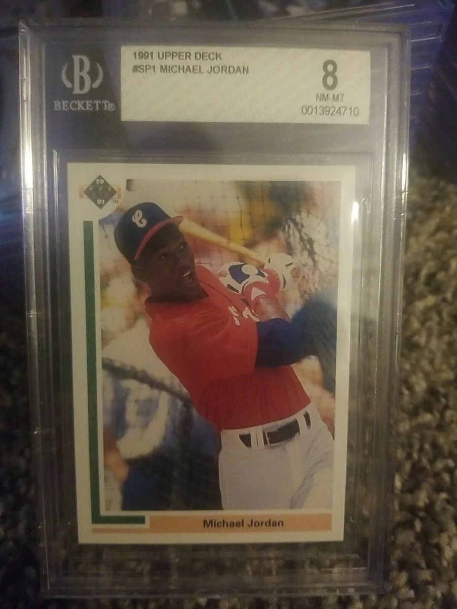 michael jordan upper deck baseball card 1993