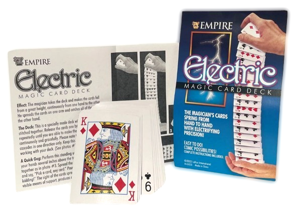 MAGIC ELECTRIC DECK 26 Pack Playing Cards Trick Magician Prop Gag