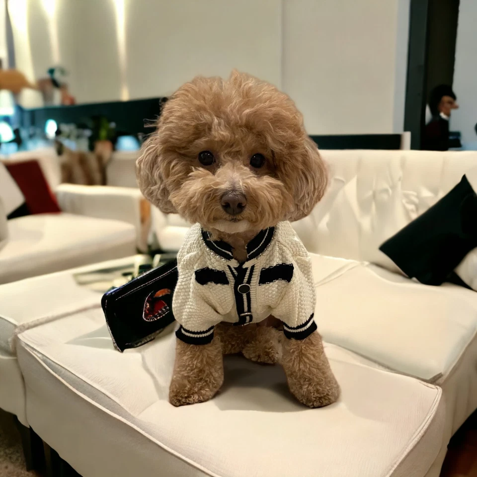 Pet Sweater / Pet Chewnel Sweater / Pet clothes / Pet Top / Supawmarket - Image 3 of 4