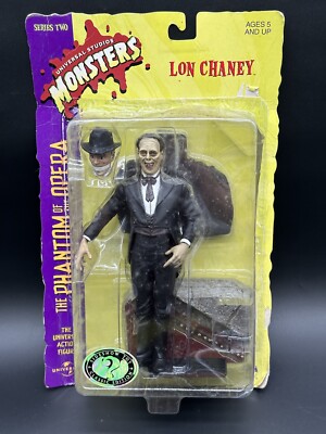 UNIVERSAL STUDIOS MONSTERS PHANTOM OF THE OPERA LON CHANEY 8'' FIGURE 1999 NEW.