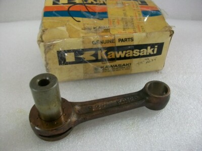 NOS! OEM! 1974-1976 Kawasaki KX125 Rod Kit Crankshaft Rotary Valve
