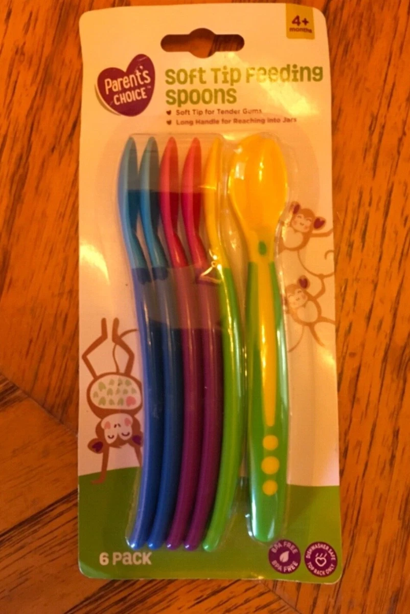 Parent's Choice Soft Tip Feeding Spoons, 6 Pack