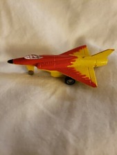 SOMA JET PLANE w/ PULL-BACK MOTOR; 1988, 2.75" Yellow