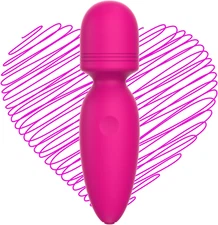 Mini Massager,Small Cordless Handheld Massager with 10 Quiet Vibration Modes