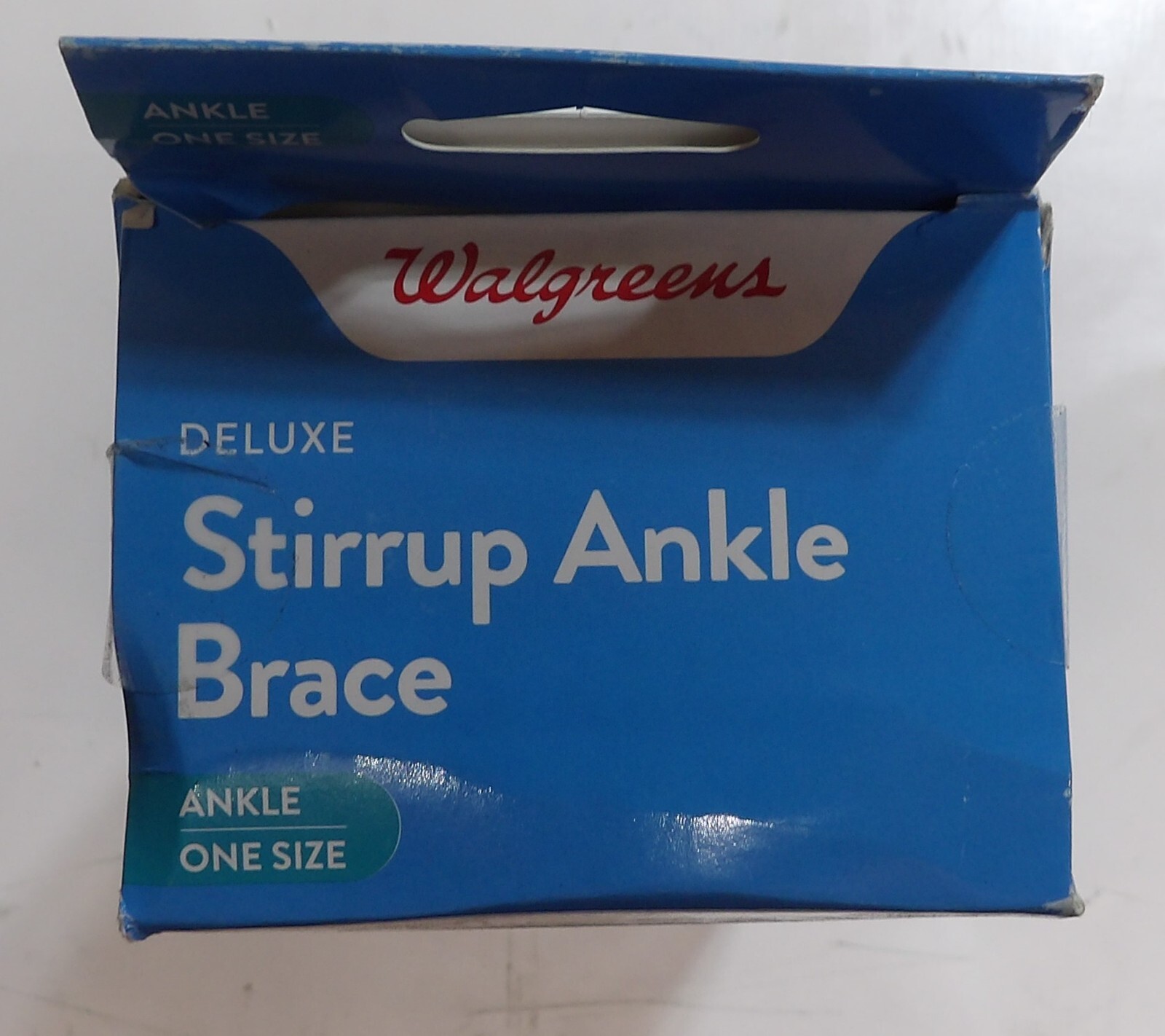 Walgreens Adjustable Stirrup Ankle Brace, Fits Right/Left, Hot/Cold