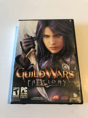 Guild Wars Factions Online DVD-ROM Battle Fantasy Action PC Game *Almost Vintage