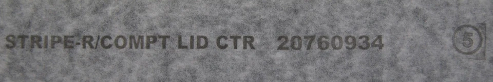 Calcomanía de vinilo a rayas Saturn Sky 2007-2010 para maletero trasero nuevo OEM 20760934 Foto 2 de 3