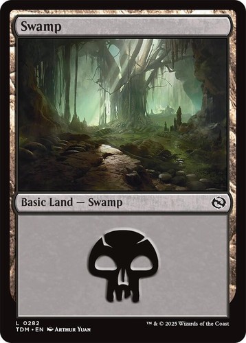 MTG FOIL Swamp No.282 English DSK | eBay