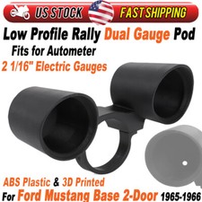 Custom Low Profile Rally Pac For 1965 1966 Ford Mustang Autometer 2 116 Gauges